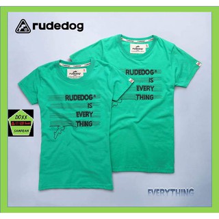 Rudedog เสื้อคอกลม ชาย หญิง  รุ่น Everything สีเขียว