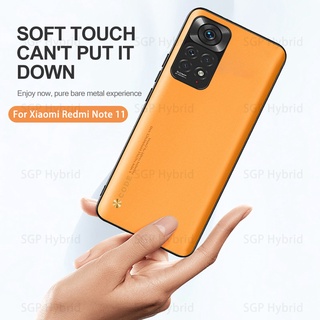 For Xiaomi Redmi Note11 4G Redmy Note11s 11 Pro Redme Note11 Case Plain Leather Silicone Shockproof Protective Cover