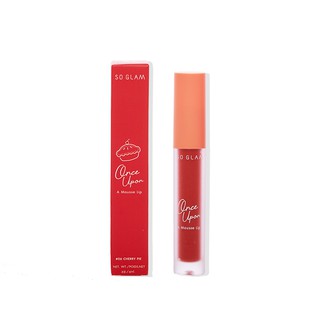 So Glam Once Upon A Mousse Lip 06 Cherry Pie โซ แกลม วันซ์ เอพอน อะ ลิปมูส