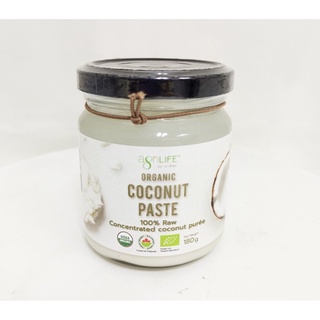 มะพร้าวบดเข็มข้น ตรา อะกรีไลฟ์ ขนาด 180 กรัม Organic Coconut paste 100%