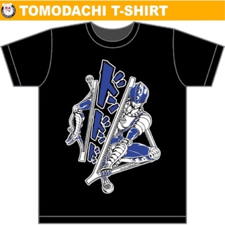 [S-5XL] เสื้อยืด โจโจ้ Jojo Sticky Finger สีดำ by Tomodachi T-shirT