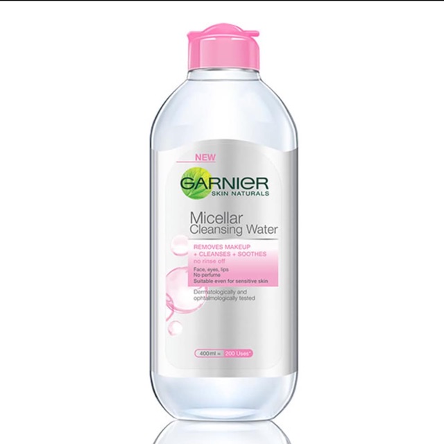 การ์นิเย่ ไมเซล่า คลีนซิ่ง วอเตอร์ 400 มล. Ganier micellar cleansing water 400ml.