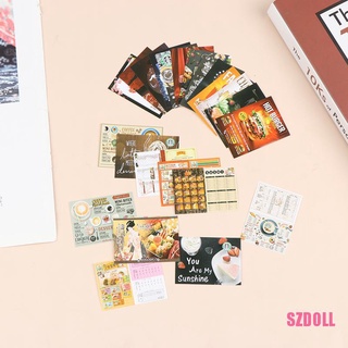 [ts3SZDOLL] โปสเตอร์กาแฟจิ๋ว 1:12 สําหรับตกแต่งบ้านตุ๊กตา 23 ชิ้น