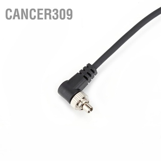 Cancer309 2.5mm to Male Flash PC Sync Cable Cord with Screw Lock Extended Coiled Wire