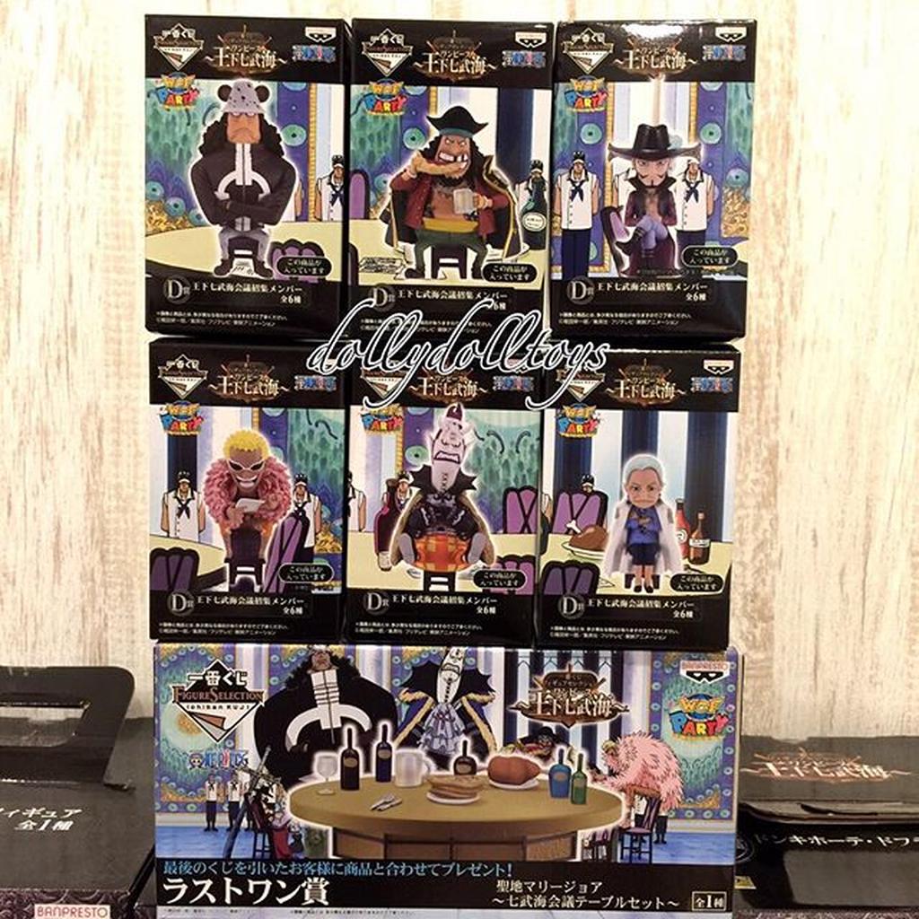 Ichiban Kuji One Piece 7 Warlords Prize D Figure วันพีช Doflamingo Tsuru Mihawk Kuma Teach Gecko