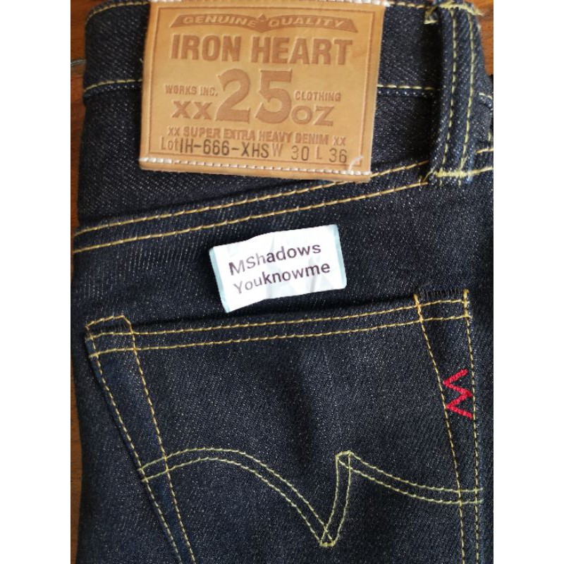 iron heart 666 XHS W30 25 Oz.