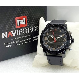 นาฬิกาข้อมือ NAVIFORCE ORIGINAL NF-9097 สายหนัง ป้องกันน้ํา สําหรับผู้ชาย