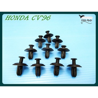 HONDA CIVIC year 1996 AIR VENT CLIP SET (10 PCS.) "BLACK"  // กิ๊บช่องลมฝากระโปรง สีดำ (10 ตัว) สินค้าคุณภาพดี