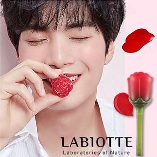 LABIOTTE Flomance Lip Color Shine Rosa Rosa RD01 ลิปกุหลาบเพื่อริมฝีปากฉ่ำน้ำจากเกาหลีของแท้