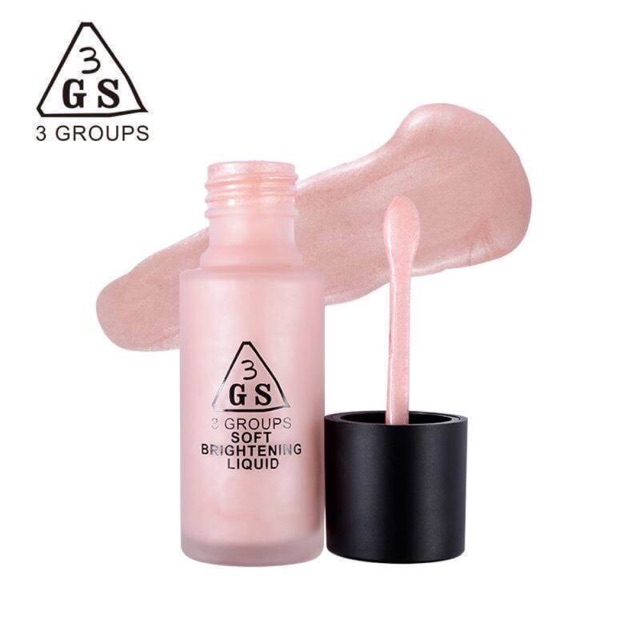 ไฮไลท์หน้าเงา 3GS soft brightening liquid (แท้)