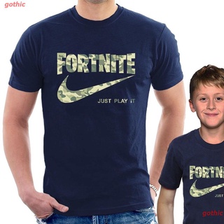 เสื้อยืดยอดนิยม Fortnite “Just Play It Battle Royaie Inspired Adults G16 Mens T-Shirt Christmas Gift ONpr Popular 471