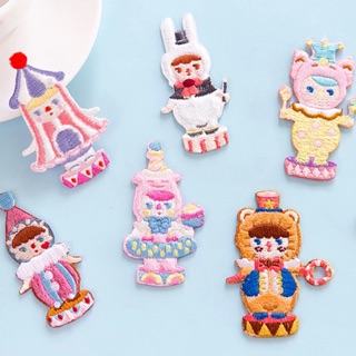 ตัวรีดเสื้อ Circus Troupe DIY Embroidered Patches น่ารักมากๆ