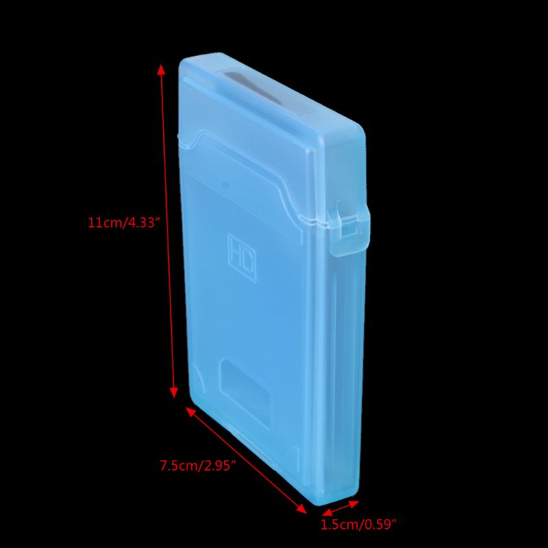 Bon 2 5 นิ้ว HDD SSD สําหรับกล่องเคสฮาร์ดดิสก์ไดรฟ์ตัวป้องกันดิสก์หลายสี