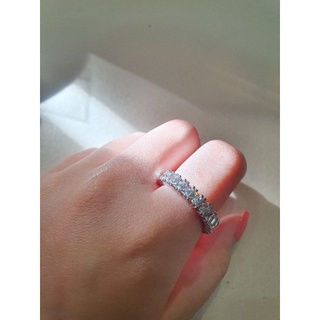 Mardi Jewelry แหวนเงินแท้ 925 ชุบทองขาว Special Ring *ซื้อแล้วไม่รับเปลี่ยนหรือคืนนะคะ*