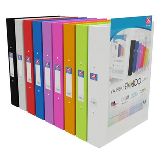 Flamingo No.233A PP Insert Ring Binder แฟ้ม 3 ห่วง หุ้มปก PP ขนาด A4 Size 265 x 320 mm. สัน 1.5 นิ้ว มี 7 สี