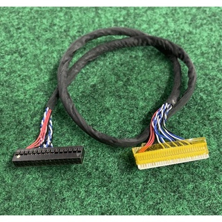 สาย LCD LVDS 30pin S6 ไฟขวา สำหรับบอร์ดแปลง LCD / LED TV ยาว 40 ซ.ม. 1 เส้น  NO.14