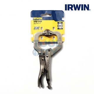 IRWIN 6SP คีมล็อคตัวซี(มีแผ่นรอง) ขนาด 6 นิ้ว