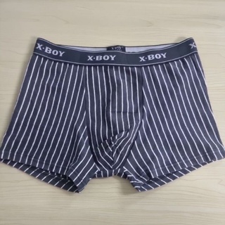 X-Boy boxer บ็อกเซอร์มือสอง สวยเท่ ผ้าเนื้อดี Cotton 95% Spandex 5% Size M เอว 25-32"