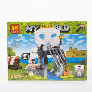 ProudNada Toys ของเล่นเด็กชุดตัวต่อเลโก้มายเวิร์ด LELE MY WORLD 110 PCS 33143