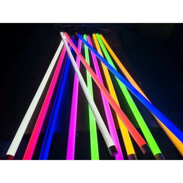 นีออน 18w 120cm หลอด LED รุ่น T8 ชุดหลอดไฟสำเร็จรูป 220v ปลั๊กเสียบใช้งานได้เลย ขั้วกันน้ำ IP65 นีออ