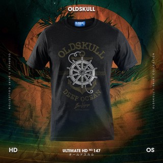 Oldskull   รุ่นผ้าฟอก  HD - No.147  สีดำสามารถปรับแต่งได้