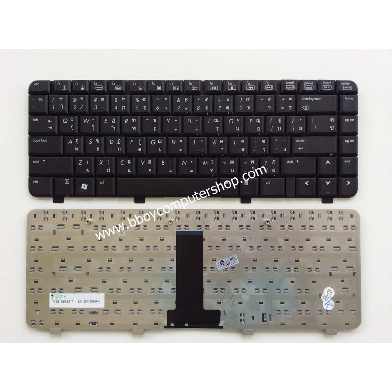 HP keyboard คีย์บอร์ด HP-COMPAQ V3000 V3700 DV2000 ไทย-อังกฤษ