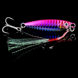 เหยื่อไมโครจิ๊ก Jigging Hook Spinner เหยื่อ 7 กรัม / 10 กรัม / 15 กรัม / 20 / 30 จิ๊กเลเซอร์โลหะ เหยื่อจิ๊กทะเล หล่อช้อนตกปลา 1 ชิ้น