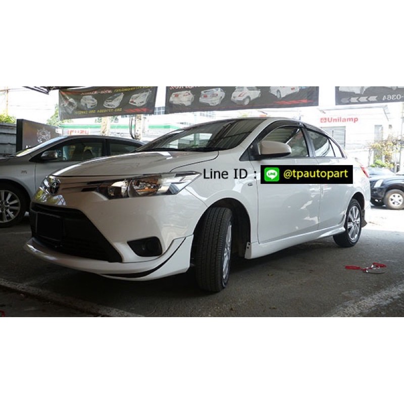 ชุดเเต่งรถ ชุดเเต่งรถยนต์ ชุดแต่งวีออส Toyota Vios 2013 2014 2015 2016 Sport-1 สเกิร์ตรอบคัน จาก Tp-