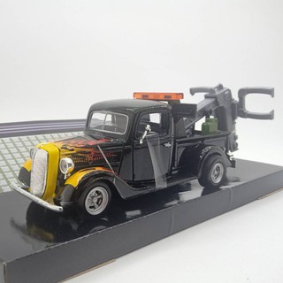 รถโมเดล กระบะลากรถ ประตูและหน้ารถเปิดได้ motor max_1937 fordPickup 1:24