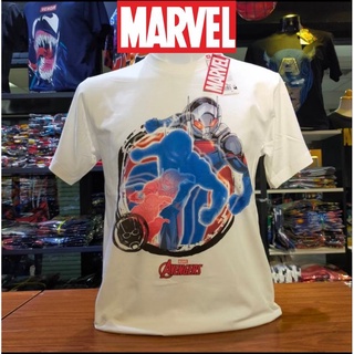 เสื้อยืดMarvel_ลิขสิทธิ์แท้ลายAntManสีขาว(mvx-198)