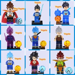 ของเล่นตัวต่อเลโก้ Goku Vegeta ขนาดเล็ก สําหรับเด็ก