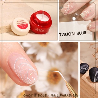พร้อมส่งทุกวัน สีสไปเดอร์เล็บ NEW GAOY Spider Gel  เจลใยแมงมุม วาดลายแมงมุมบนเล็บ เส้นคม ควบคุมง่าย เพ้นท์เล็บ