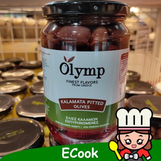 ecook โอลิม มะกอก ดำ คาลามาต้า ไม่มี เมล็ด 700g olymp kalamata ptted black olive