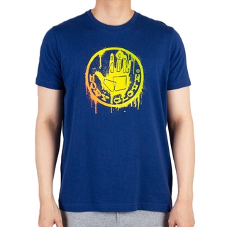 BODY GLOVE PRINTED TEE UNISEX เสื้อยืดคอกลมพิมพ์ลาย สีกรมท่า Navy -YY0065