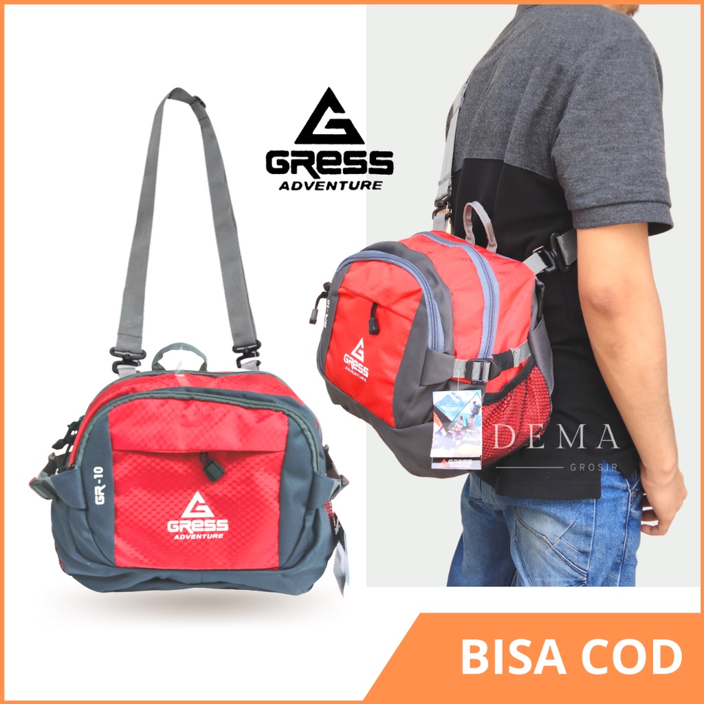 กระเป๋าสะพายไหล่ กันน้ํา สําหรับผู้ชาย Gress13