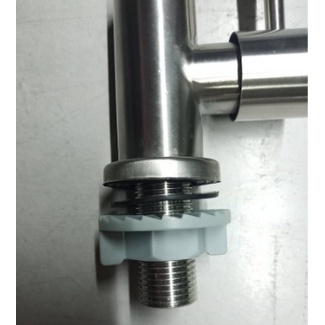 แป้นรองก๊อกซิงค์ ก๊อกอ่าง สแตนเลส 304 แหวนล็อคใต้อ่างพลาสติก-ทองเหลือง แข็งแรง ใช้ได้นาน!! KFH-263 - รูปที่ 5