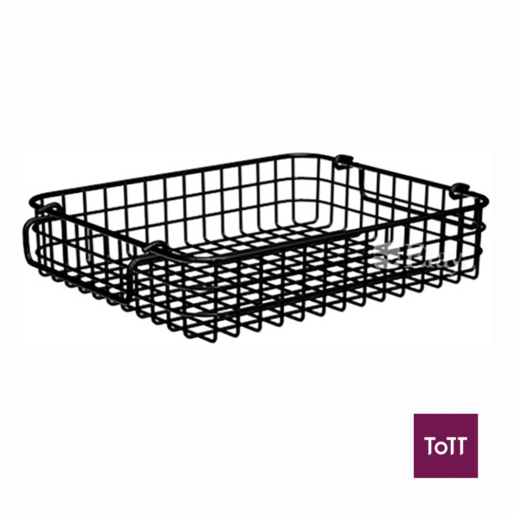 Efy Steel-Coated GN 1/2 ตะกร้าแสดงลวด สีดํา หอ