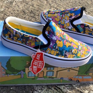 รองเท้า Vans ComfyCush Slip-On x The Simpsons ✅มีเก็บเงินปลายทาง