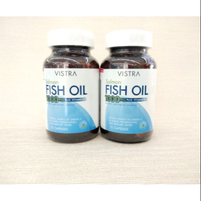 บำรุงสมองด้วย Fish Oil 1,000 mg Plus Vitamin E