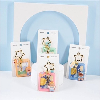 ꒰ ล้างสต๊อก หมดเเล้วหมดเลย♡​ ꒱ Little Bear ID Photo Keychain พวงกุญแจหมีน้อย