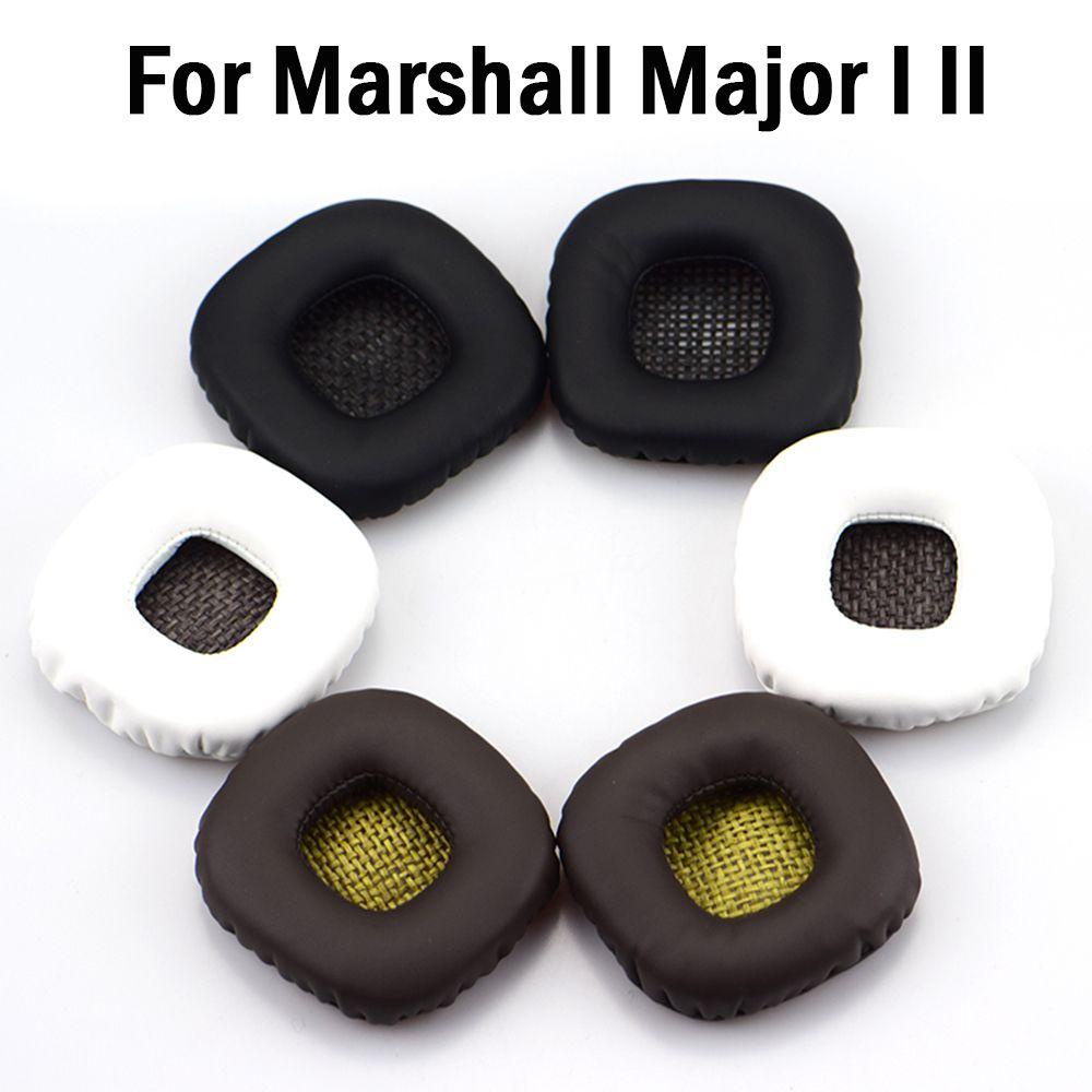 Isfmlds1245 1 คู่แผ่นรองหูฟังหนังฟองน้ําหูฟังชุดหูฟังโฟมสําหรับ Marshall Major I II