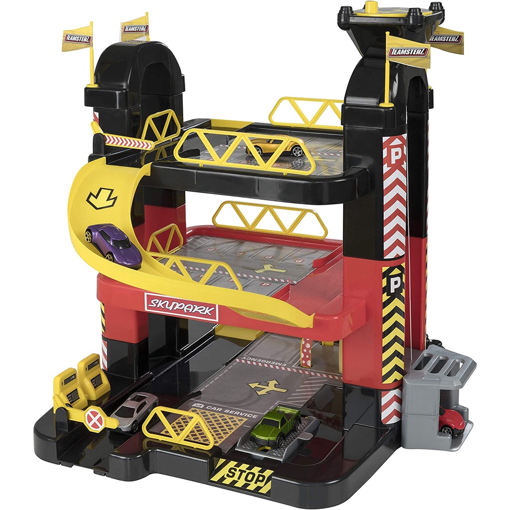 Teamsterz Tower Garage 5 Cars รถของเล่น