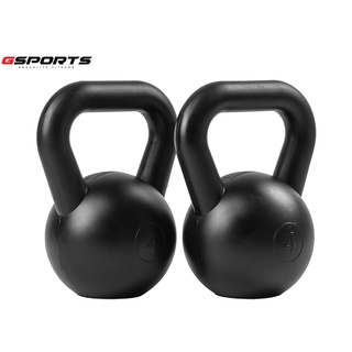 GSports ดัมเบลเคตเทิลเบลสีดำ 4 kg แพ็คคู่ Kettlebell Black 4 kg x 2 รุ่น KB04-B x 2