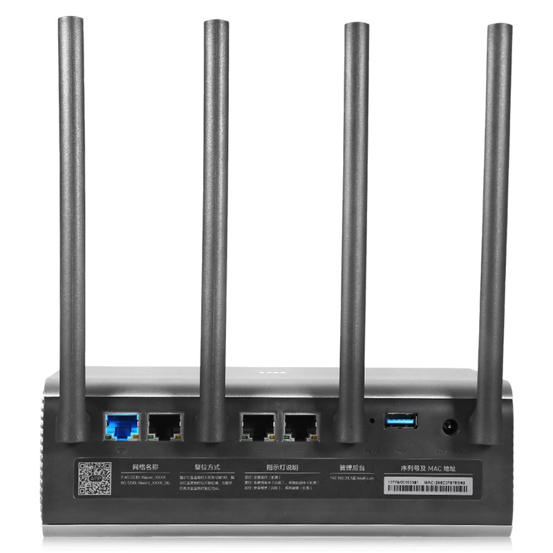Xiaomi Router R3P 2600 Mbps 4 Dual Band 5 . 0 Ghz ปลั๊กเสียบปลั๊ก Eu ...