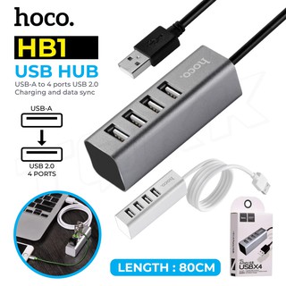 Hoco HB1 Ports HUB อุปกรณ์เพิ่มช่อง USB ใช้งานง่าย สินค้าของแท้100% itcam