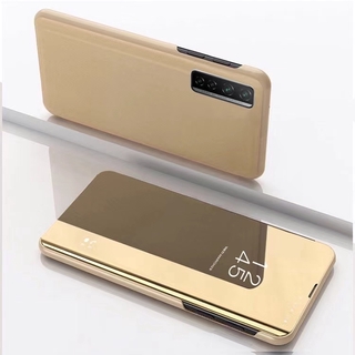 [ส่งจากไทย] เคสเปิดปิดเงา Case Vivo Y12S Smart Case เคสฝาเปิดปิดเงา สมาร์ทเคส เคสวีโว่ vivo Y12S  เคสกระเป๋า เคสเงา