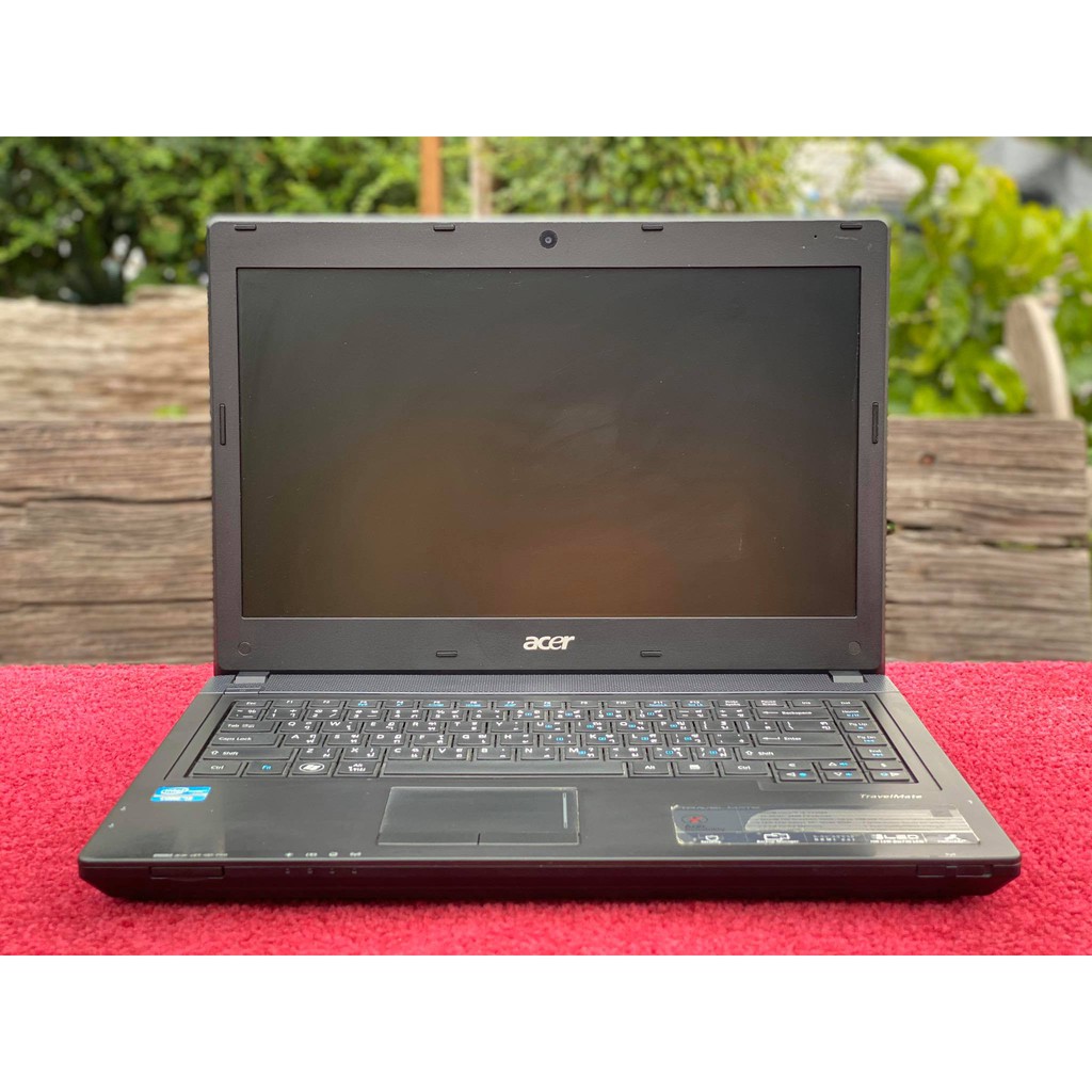 ACER Core I3  TravelMate โน๊ตบุ๊คสภาพสวย ใช้งานได้ดี พกพาสะดวกแถมฟรี กระเป๋าใส่ของใหม่