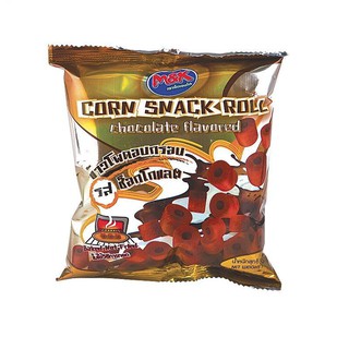 เอ็มแอนด์เค ข้าวโพดอบกรอบ รสช็อกโกแลต ขนาด 18กรัม ยกแพ็ค 12ซอง M&amp;K CORN SNACK CHOCOLATE