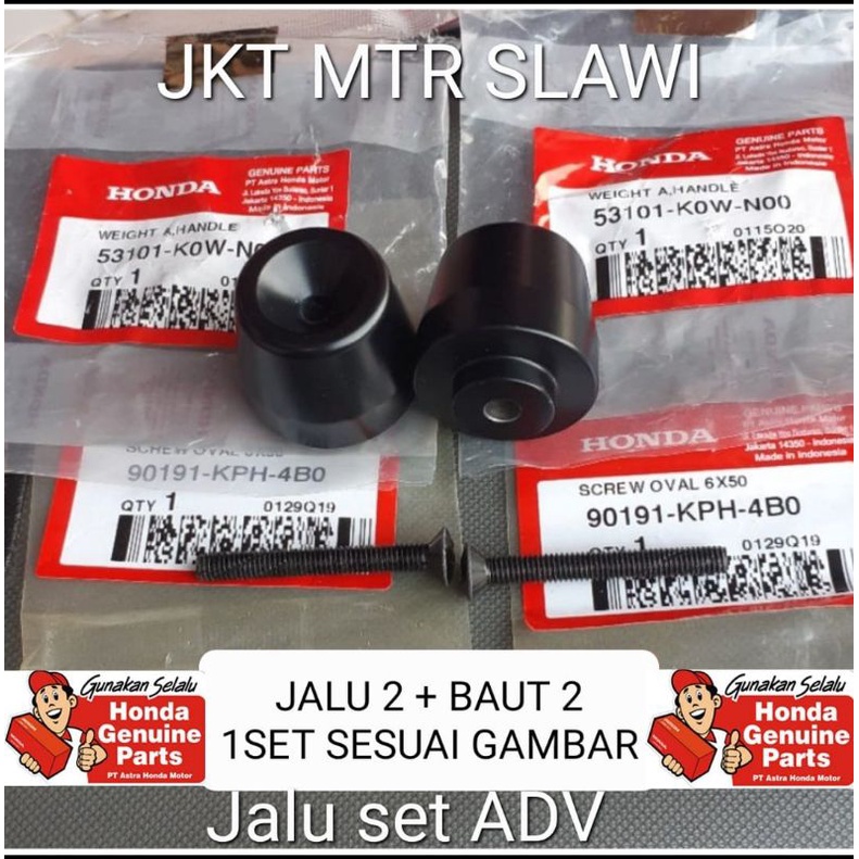 53101-K0W-N00 ADV เดือยแฮนด์, เดือย ADV, โบลท์เดือย, ลูกตุ้มแฮนด์, แฮนด์ ADV, PCX 150, PCX 160 ตามรู