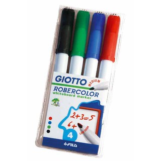 ปากกาไวท์บอร์ด GIOTTO Robercolor - แพ็ค 4 &amp; 6 สี